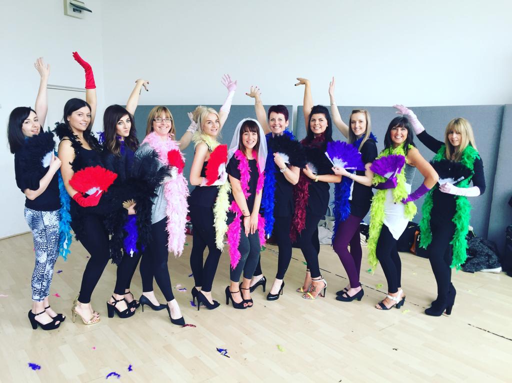 Burlesque Hen Party Dance Class in Leeds